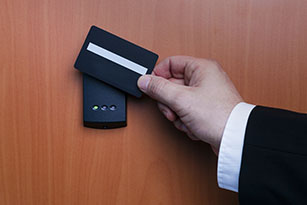 Magnetic stripe card security lock